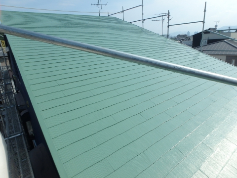 静岡市葵区沓谷　屋根の補修と塗装工事